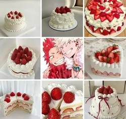 straberry cake...