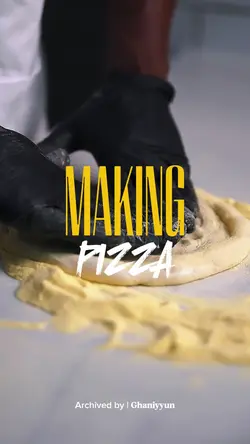 making pizza