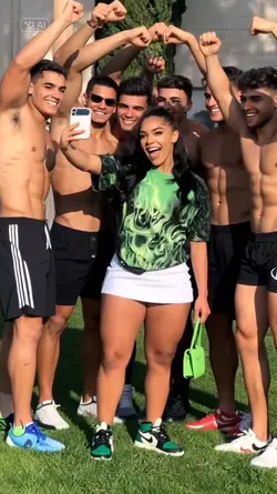 selfie muscle AI