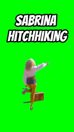 Sabrina Hitchhiking
