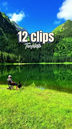 12 clips template