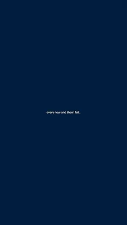 every now and then 