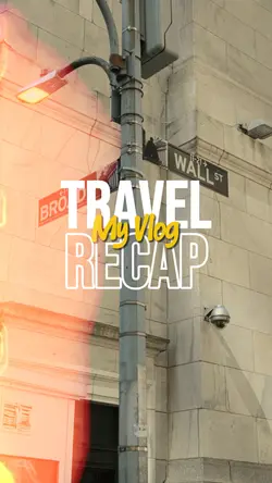 Travel Vlog Recap