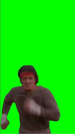 Rocky running 