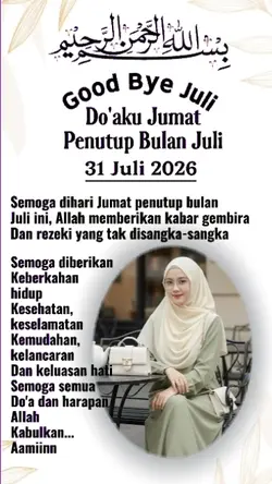 Jum'at 31 Juli 2026