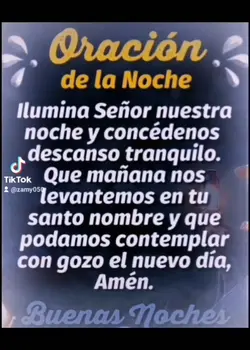 Oración de la noche 