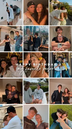 Birthday couple