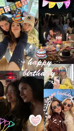 birthday collage