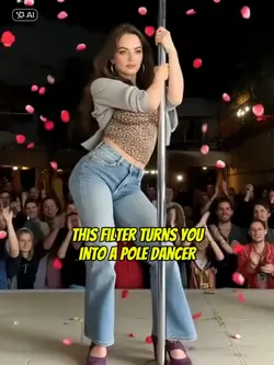 Into a pole dancer