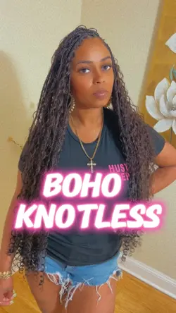Boho Knotless braids