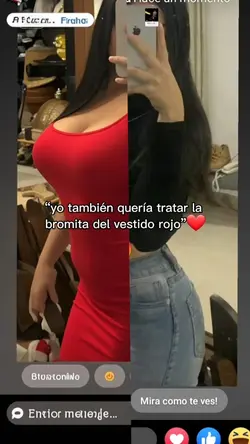 £fecto vestido Rojo!