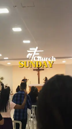 Sunday at church