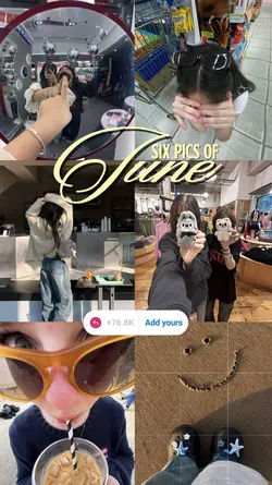 Six pics of june