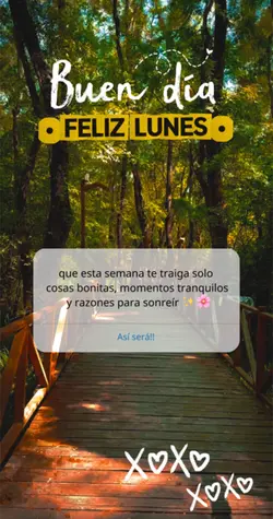 Buen dia Feliz lunes