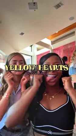 Yellow hearts 