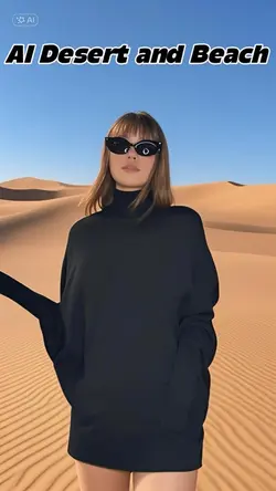 AI Desert and Beach