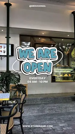 story : we are open