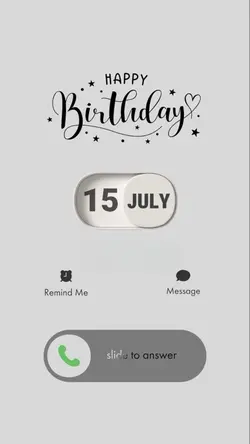 BIRTHDAY 15 JULY