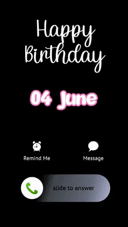 HBD to me 04 June