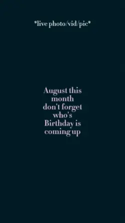 August