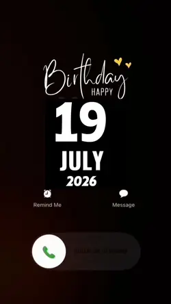 Hbd 19 July 2026