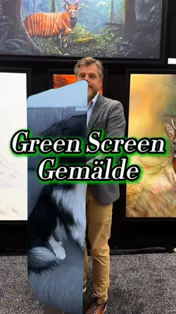 Green Screen Gemälde