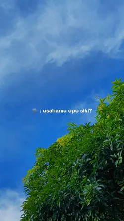 usahamu opo siki?