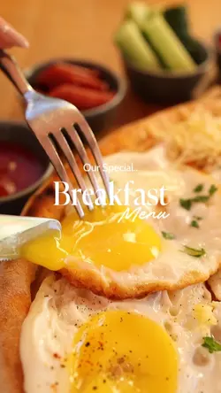 Breakfast menu