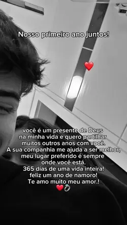 1 ano de namoro 