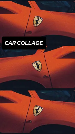 Car collage split
