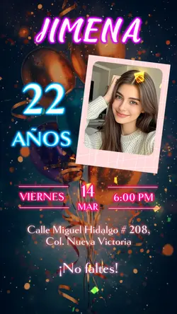 Invitación cumpleaño
