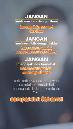 sifat seperti iblis