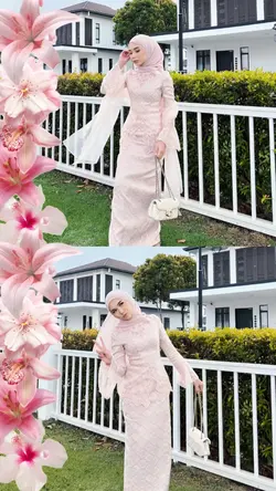 pink raya outfit
