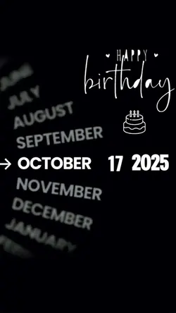 Happy birthday 17 