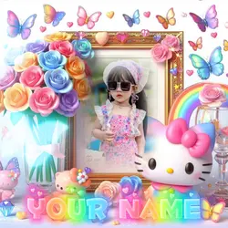hello Kitty frame