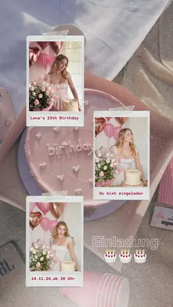 Polaroid Einladung 🎂