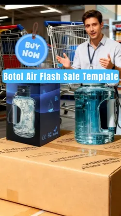 Botol Air Template
