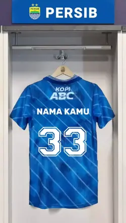 Jersey ganti nama