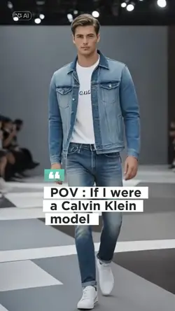  Calvin Klein model 