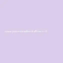 All to well/back to 