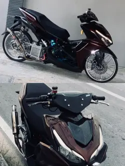 2 foto motor kece