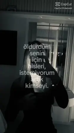 istemiyorum kimseyi.