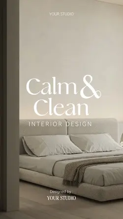 Calm clean interior