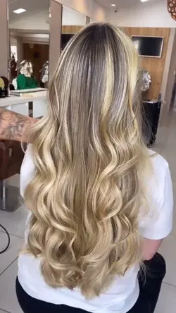Blonde hair
