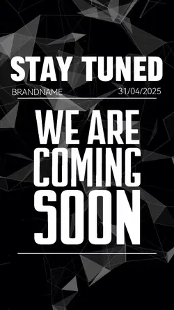 Coming Soon Dynamic Poster Promotion Black Theme