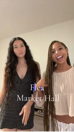 Flea market hall