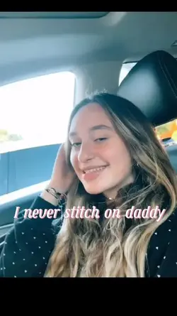 I never stitch..