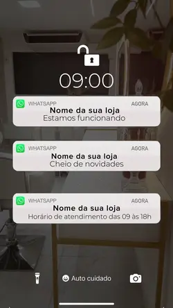 Notificação de tela 