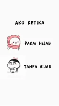 Trend hijab/no hijab