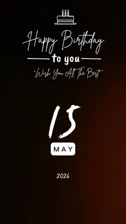 MAY 15th BIRTHDAYS